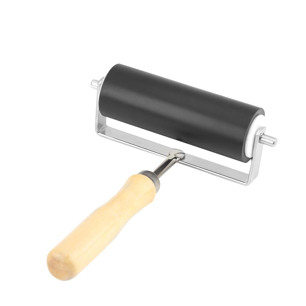 Heavy Duty Hard Rubber Brayer Roller Print Brush Ink Art Craft Oil Painting Tool