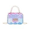 Kawaii Crossbody Bag Cartoon Cute Girls Fashion Mini Chain Pearl Handbag Sweet Princess Jelly Pack Party Coin Purses Gift