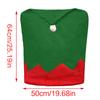 Christmas Santa Hat Chair Cover Christmas Decoration Table New Year 2024 Ornament for Home Dining Room Christmas Gift