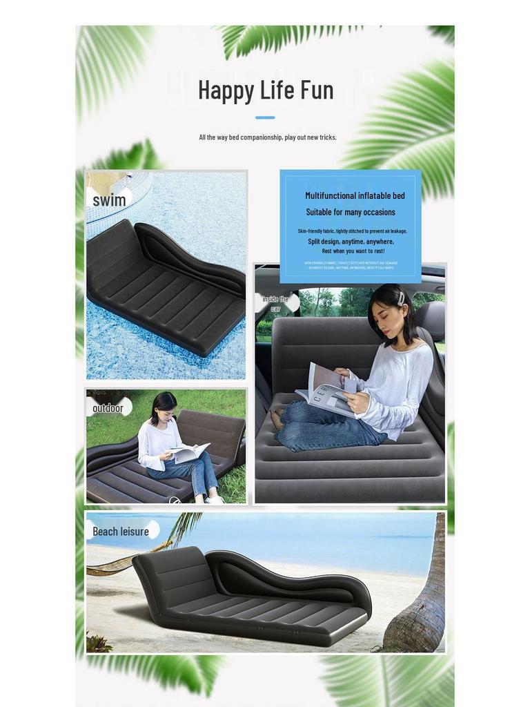 Odorless Universal Car Inflatable Mattress for Seven-Seat Sedan