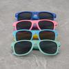 2024 Children's Color Blocked Sunglasses for Boys and Girls, UV Resistant Sunglasses for Babies, Summer Sunshade Glasses