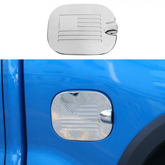 Chrome Door Fuel Filler Tank Gas Cover Trim For Chevy Silverado 1500 -2024