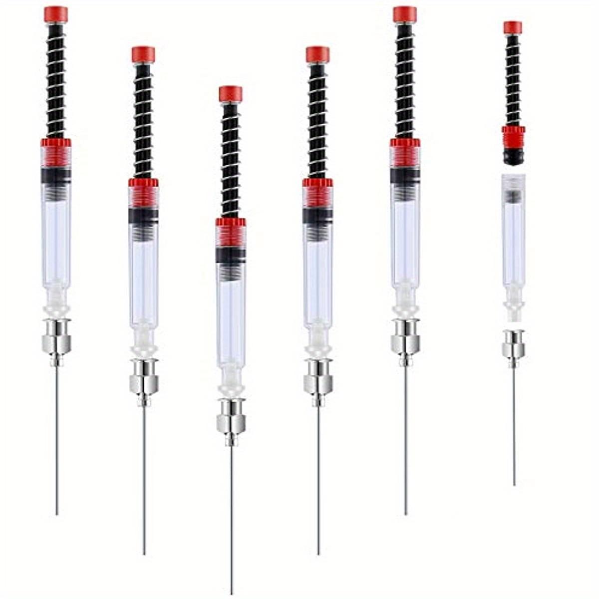 

5 шт. шприц-наполнитель для чернил для перьевой ручки, пружинный конвертер со съемным тупым наконечником иглы 5pcs