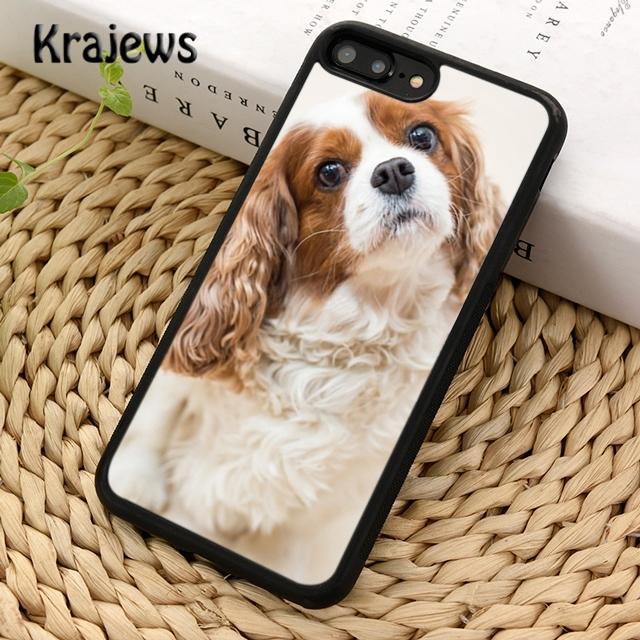 Krajews Cavalier King Charles Spaniel Dog Phone Case For iPhone 17 Air 16 15 14 plus 11 12 13 pro max coque Fundas