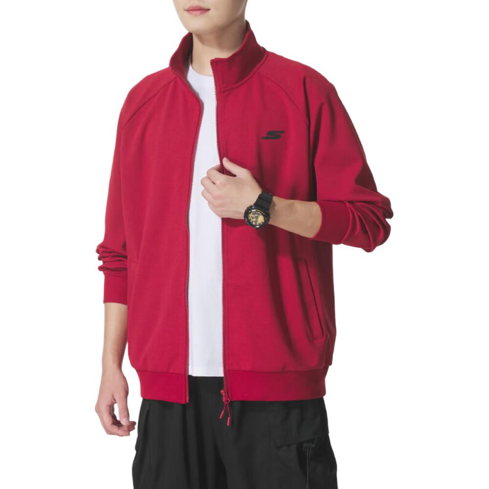 Skechers Fashion Sports Series Multi-Pocket Knitted Casual Stand Collar Jacket Unisex Jackets P225U135-00GZ