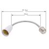 Flexible E27 To E27 Led Screw Lamp Base Bulb Socket Extender Extension Light Holder Lamp Base Light Socket Adapter Converter