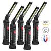 Nouvelle Lampe de Poche LED COB Portable Rechargeable USB Lampe de Travail Magnétique Lanterne Lampe Suspendue avec Batterie Intégrée Torche de Camping