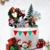 30 PCS Christmas Cake Decoration Snowman Cake Decoration Christmas Tree Christmas Cake Decorations Christmas Cupcake Toppers
