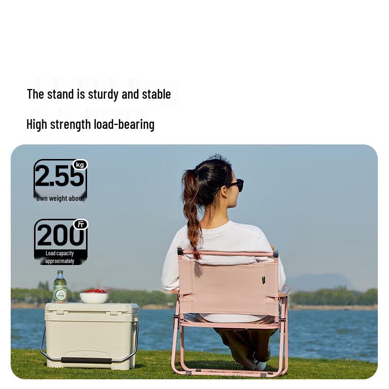 MOBIGARDEN Low-Back Outdoor Folding Chair