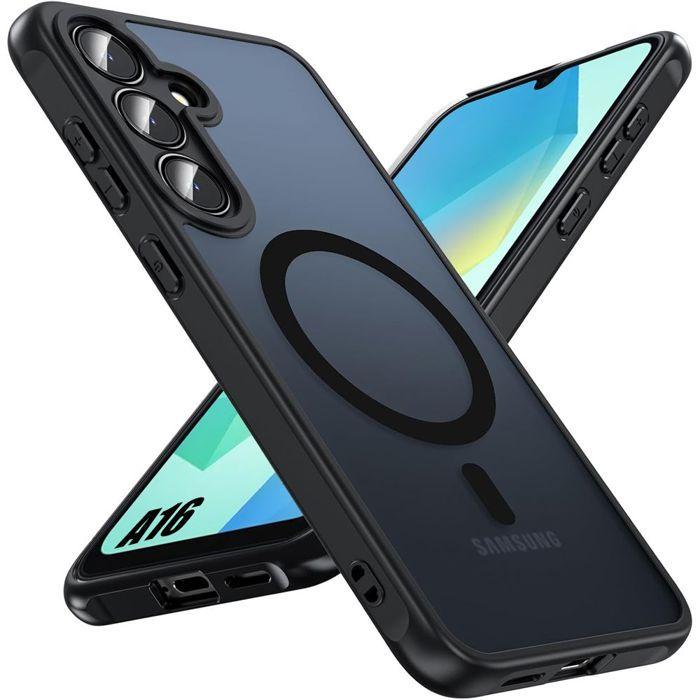 Coque de protection - BOOLING - Samsung Galaxy A16 4G/5G - Noir - Antichoc - Protection caméra