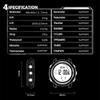 Men"s Carbon Fiber Outdoor Sports Digital Watch Compass Altimeter Barometer 50m Waterproof Watch