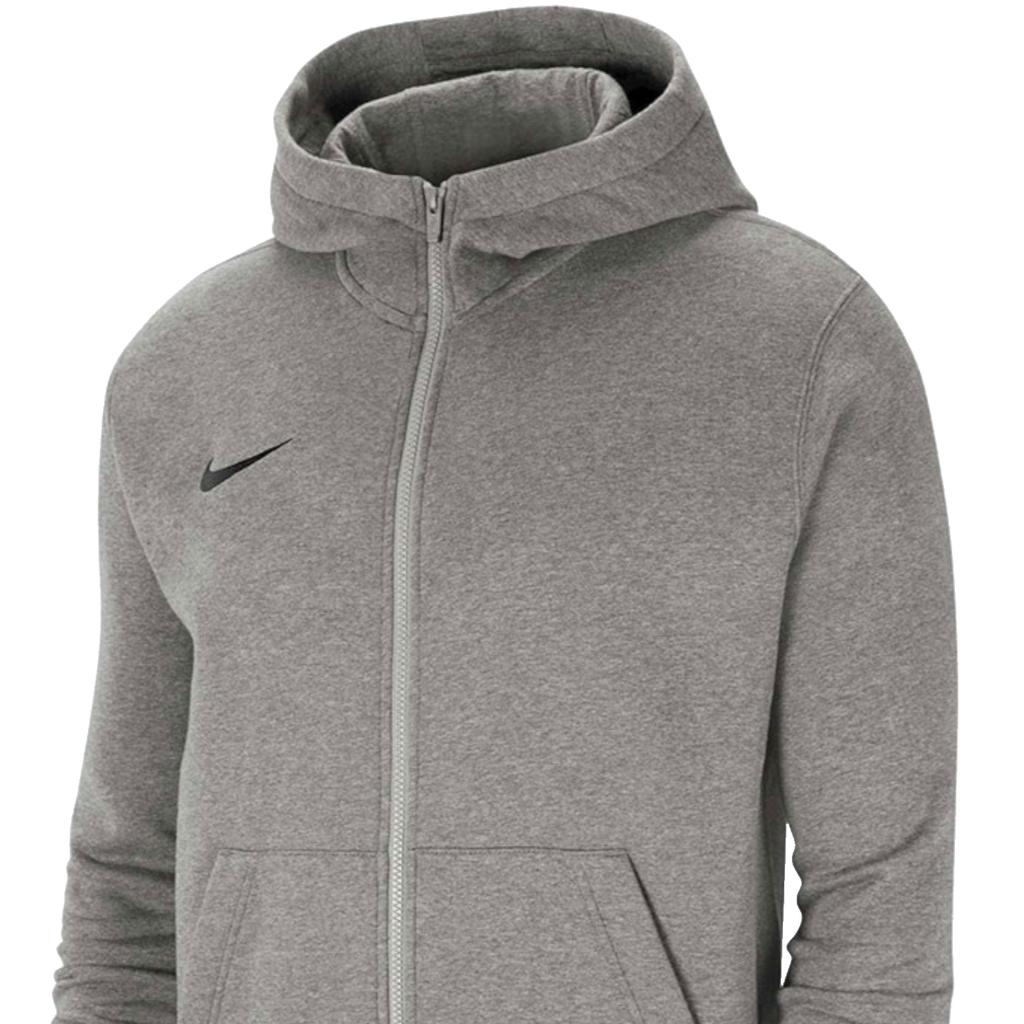 Nike Park 20 Fleece FZ Hoodie, Kids Grey Sweatshirt