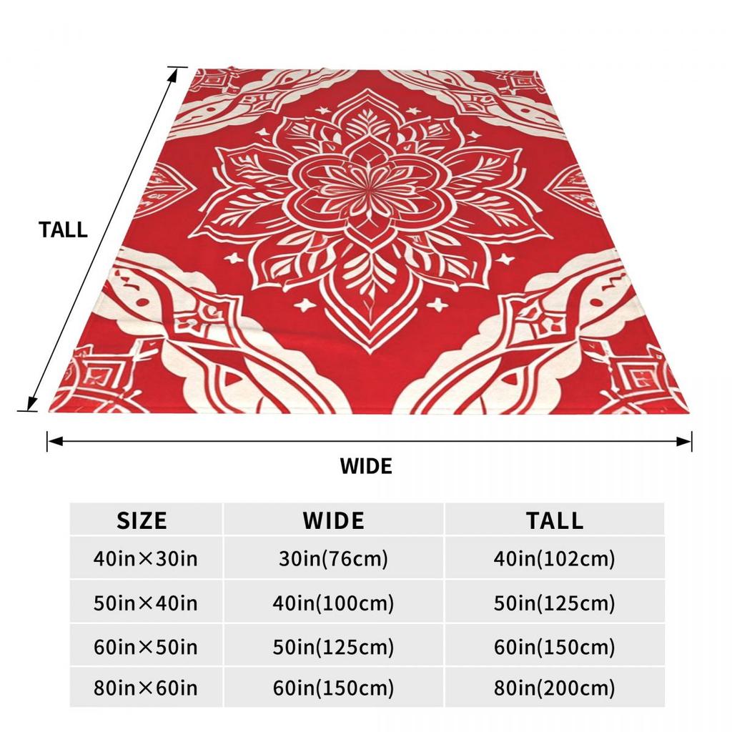 Classic Paisley Bandana  Blanket Soft Warm Flannel Throw Blanket Cover for Bed Living room Picnic Travel Home Couch