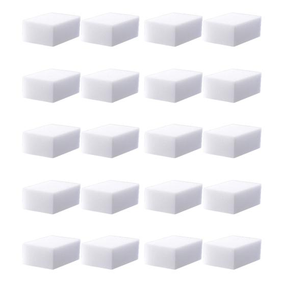 

10/20/50 шт. Губка для мытья посуды Профессиональный очиститель Рекомендации Многоцелевой ластик Губка для чистки кухни и ванной комнаты Инструмент для чистки A 20PCS