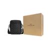 Coach Sullivan 17 Klassische Monogramm-Prägung Reißverschluss Multifunktionale Tasche Kieselstein-Leder Beschichtetes Canvas Umhängetasche Klein CC009-QBMI5
