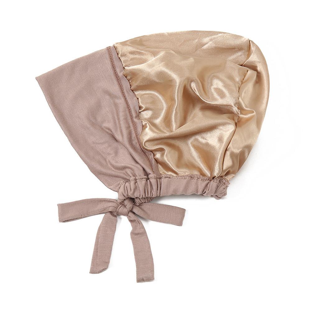 Polyester Adjustable Chemotherapy Cap With Tie Back For Women And Elderly