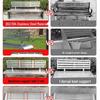Stainless Steel Outdoor Park Bench