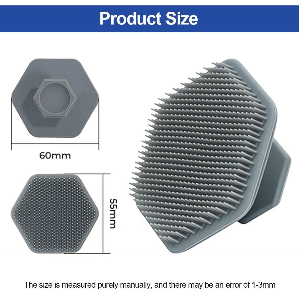 Mini Facial Cleaning Brush Silicone Manual Face Exfoliator Exfoliating Brush Facial Care