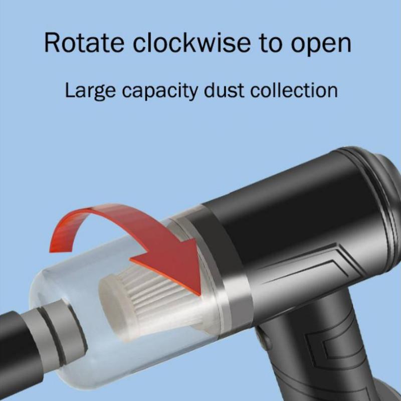 Multifunktionaler Handstaubsauger Kabelloser, leistungsstarker Staubbläser Haushaltssauger und -bläser 2-in-1-Staubsammler