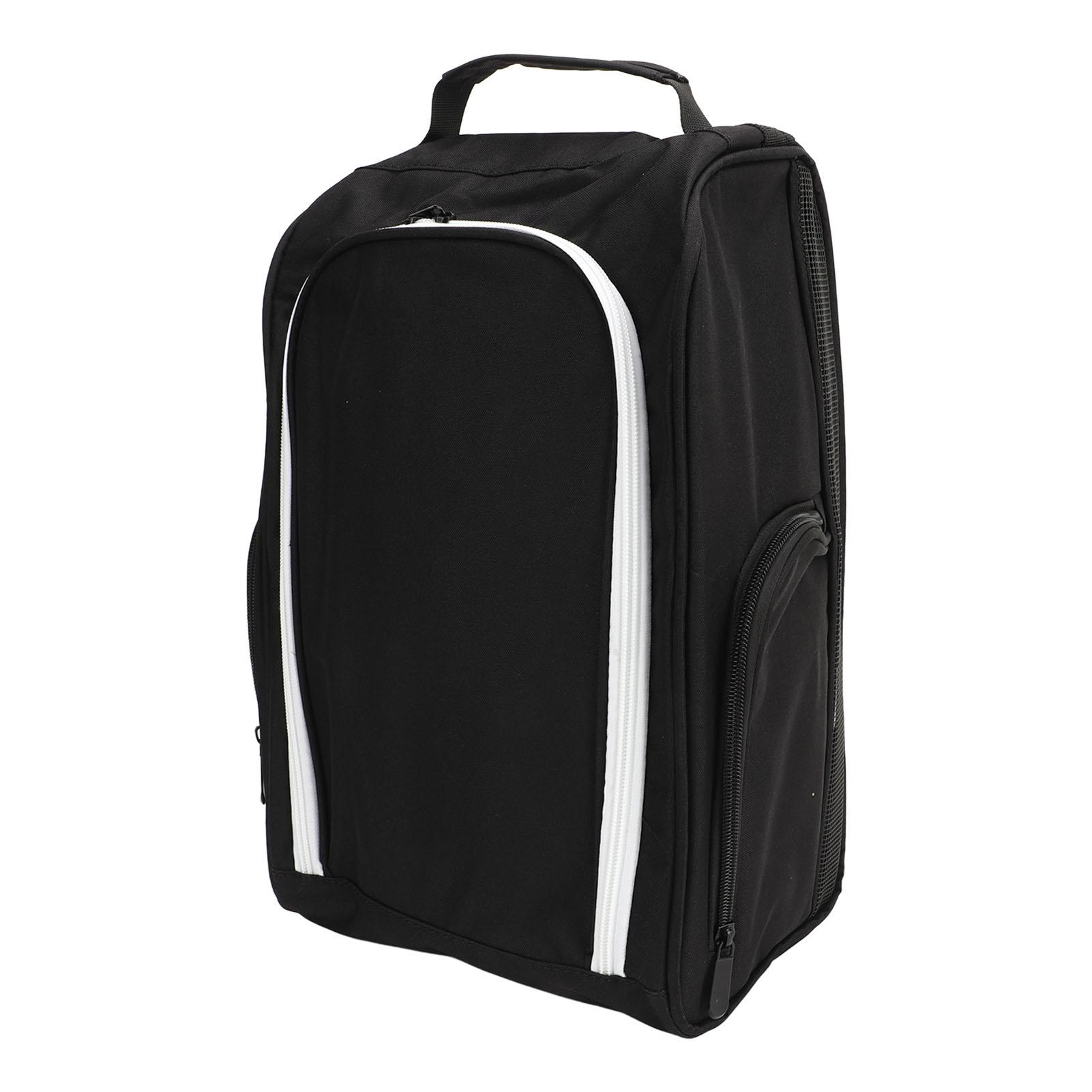 

Сумка для хранения обуви нейлоновая большой вместимости портативная дорожная сумка для обуви для путешествий, активного отдыха, кемпинга, пеших походов, черная чёрный