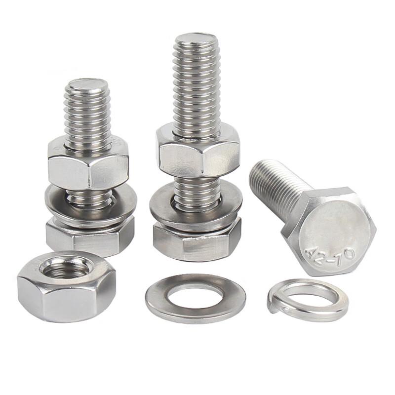 James 304 Stainless Steel Hex Screw Bolt & Nut Set