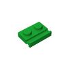 50pcs MOC Compatible Assembles Particles 32028 Plate Modified 1 x 2 with Door Rail Building Blocks Parts DIY Educational Tech