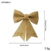 Plastic Christmas Bow Ornament Bow Shaped Holiday Bow Decoration  Window Display