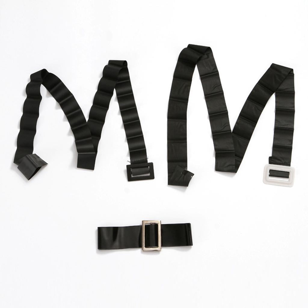 Santa Waist Belt Plastic Adjustable Ecofriendly Santa Waist Belt Holiday Party Decoration Santa Outfit Belt Dress Up