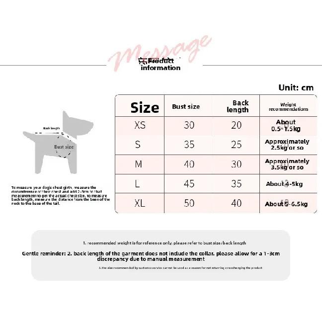 Pet clothes can lead dogs Classic striped denim overalls Autumn and winter models dog costume