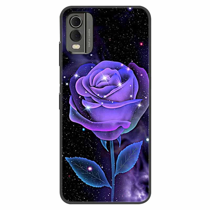 For Nokia C32 Case Shockproof Soft silicone TPU Back Cover For Nokia C32 C 32 Phone Cases NokiaC32 Cute Cartoon Fundas Shells