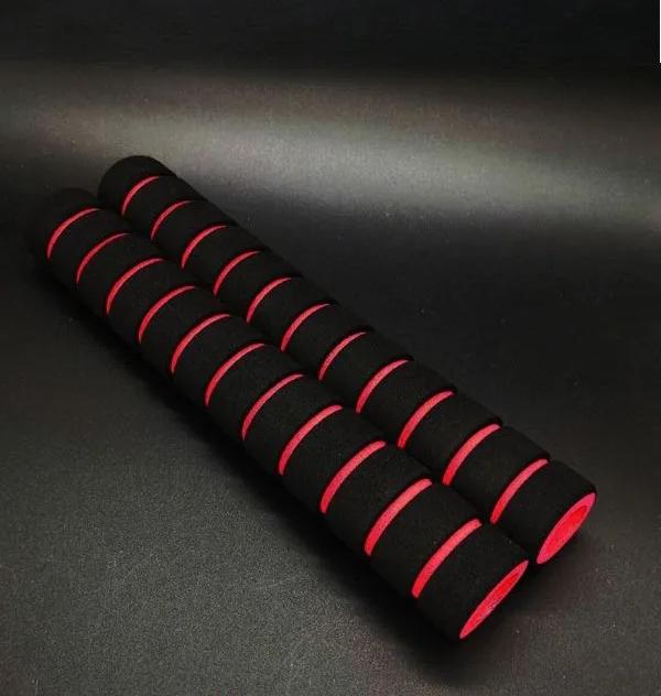Extended Non-Slip Foam Handle Grips 2pc Set Soft Comfortable Durable Replacement Covers for Bicycle Scooter Motorcycle