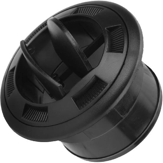 Aramox Air Vent Ventilation Outlet, 75mm Dashboard Air Conditioning Deflector Outlet Black Round Vent Universal for Bus RV