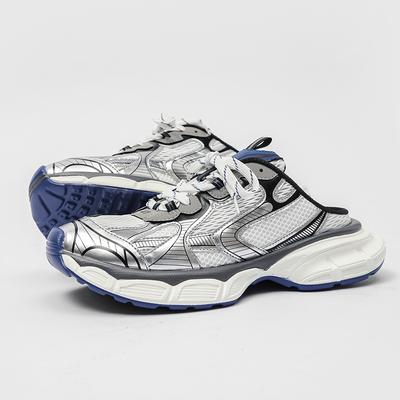 Comfortable Men's and Women's Trend Thick Soled Outdoor Men's Shoes Mesh Shoes Sports Casual Board Shoes Paris Couple Half Drag