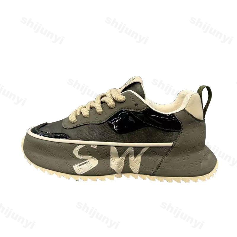 Mode Bequeme Sportschuhe 2025 Frühling Neu Outdoor Dicksohlige Freizeitschuhe für Herren Höhenerhöhend Modetrend Klobige Sneaker