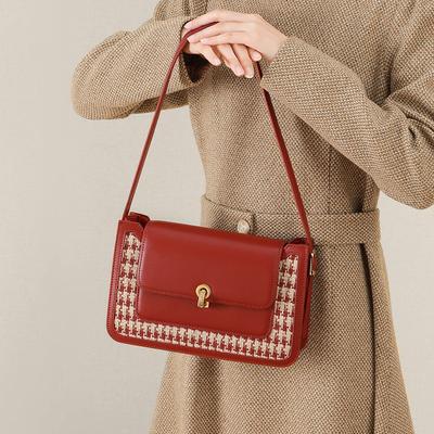 Bags New Niche Trendy Women's Bags Crossbody Bags Leather Wedding Red Underarm Shoulder Premium Wedding Bags Bridal Bags