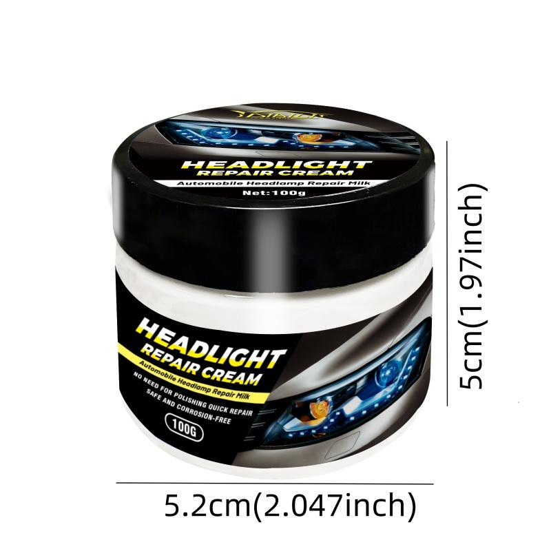 Car headlight polish, antioxidant and scratch repair, PVC plastic polishing, suitable for car light maintenance and care