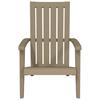 vidaXL Adirondack-Gartenstühle 2 Stk. Hellbraun Polypropylen
