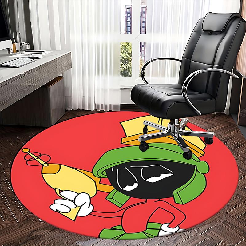 Marvin der Marsmensch Stuhlmatte - Runder Teppich für Heimdekoration, Bürogebrauch, Wohnzimmer, Schlafzimmer, Geschenkidee0264b