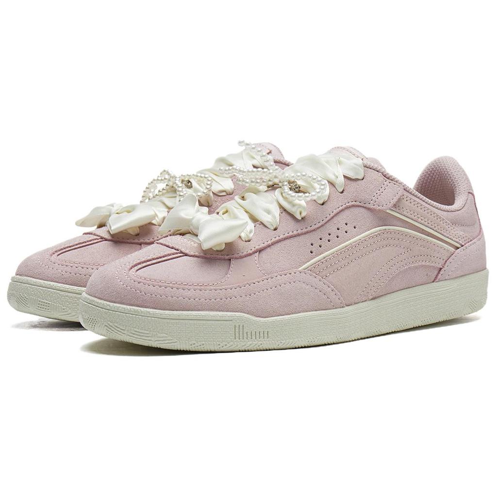 Li Ning Film Heartwave Cushioning Slip Resistant Abrasion Resistant Breathable Height Increasing Low top Casual Shoes AGCW122-1