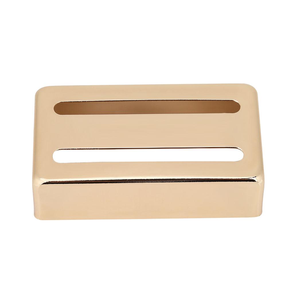 Two Slot Metal Guitar Pickup Case Brass Humbucker Cover for Electric Guitars