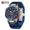 Oufanni Shi Men's Multifunctional Chronograph: Waterproof Quartz Watch with Luminous Strap & Calendar