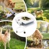 Outdoor Dog Water Fountain Solid Coated Metal Pet Sprinkler Step on Water Feeder Dog Sprinkler Toy for Garden Backyard