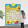 Toys Educational Russian Electronic Interactive Alphabet Wall Chart Talking ABC 123s Music Learning Poster Preschool Toddlers