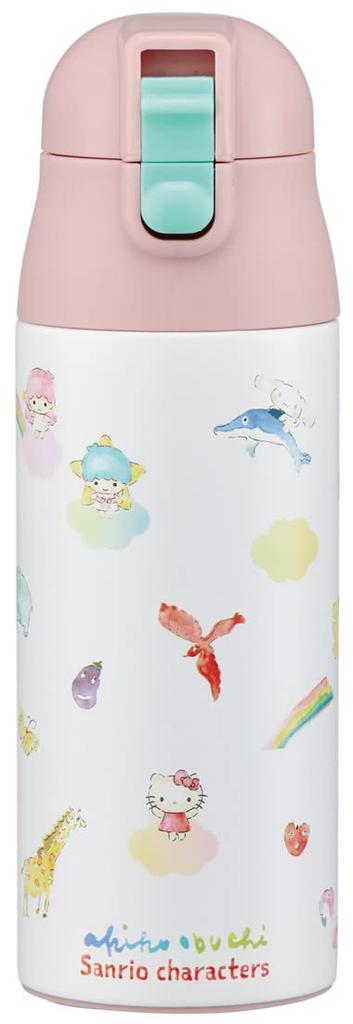 Skater Mug Insulated Stainless Steel Water Sanrio Characters X Akiko Sanrio Bottle, 360ml, Bottle, Obuchi, SDPC4-A
