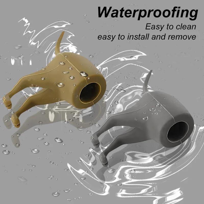 Toothpaste Squeezer Dog Butt Toothpaste Topper Pooping Toothpaste Cap Bathroom Accessories Animal Funny Gadgets Gift For Friends