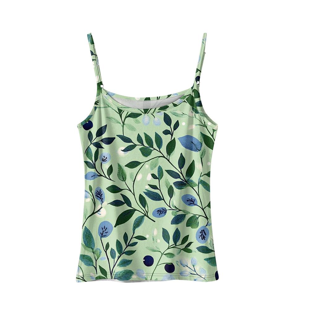 Women's Low-necked Sleeveless Vest U-neck T-shirt Suspenders