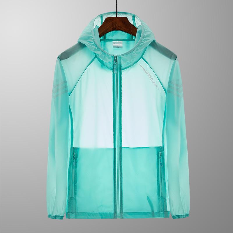 

Men s and Women s Thin Breathable Anti-UV Outdoor Sun Protection Long Skin Coat 3XL