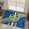 Leeds United Design Kristall Samt Teppich Gemütlich Nicht?Rutschfester Teppich mit Aufdruck für Schlafzimmer Wohnzimmer Eingang