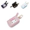 Stylish Women Kuromi Zipper Key Bag In Premium Pu Leather For Car Key Protection