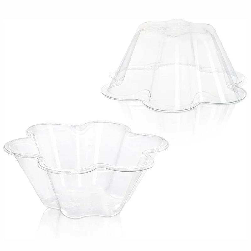 60Pieces Efficient Plastic Dessert Cups With 60 Matching Spoons Shatters Proof Ideal For Family Dining Event